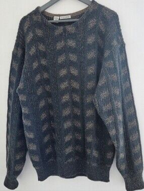 Giorgio Armani Vintage Alpaca Wool Crew Sweater